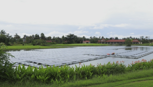 floating solar power plant