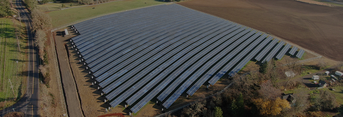 Utility-Scale Solar 21 MWp Solar Power Plant, Oregon, USA