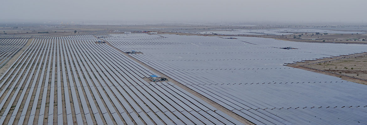 Utility-Scale Project - 580 MWp Bhadla Solar Park, Rajasthan, India