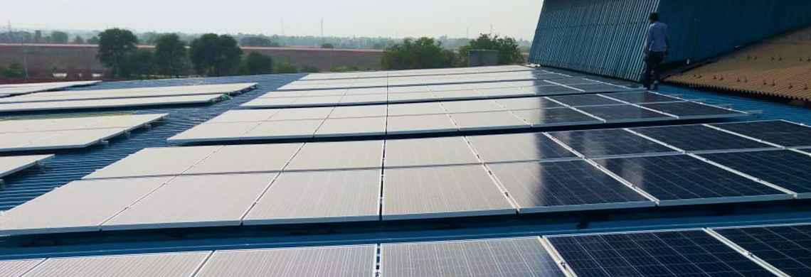 Rooftop Solar Project - 910 kWp Solar Power Plant, Haryana, India