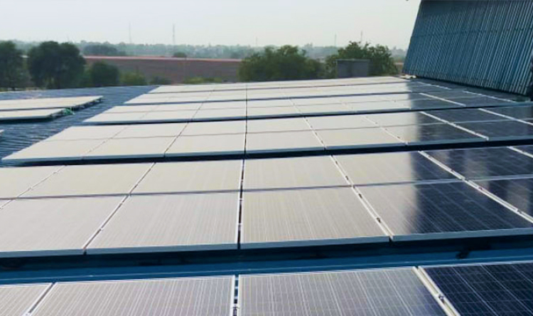 Rooftop Solar Project - 910 kWp Solar Power Plant, Haryana, India