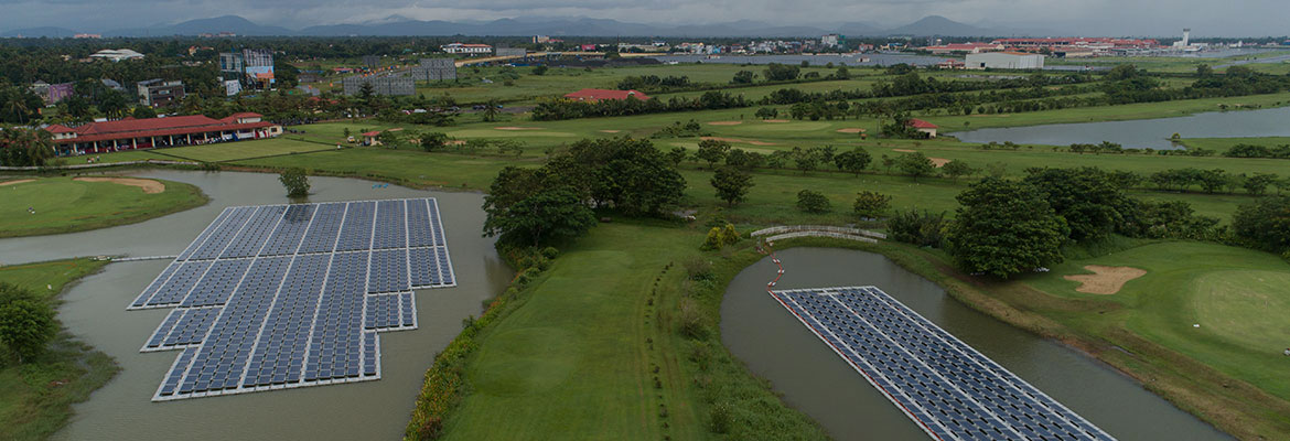 Floating Solar Project - 450 kWp, Kerala, India