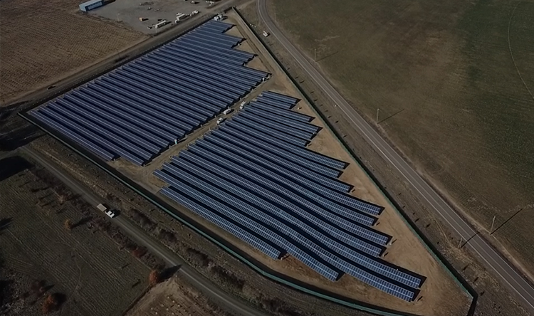 Utility-Scale Solar 21 MWp Solar Power Plant, Oregon, USA