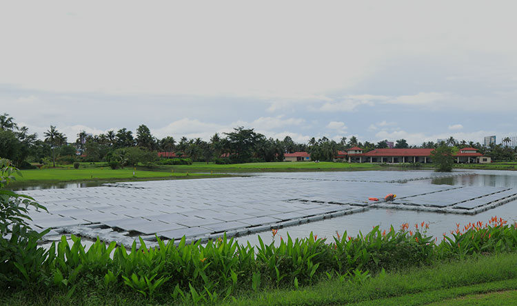 Floating Solar EPC Project - 450 kWp Solar Power Plant, Kerala, India
