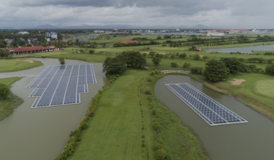 Floating Solar Plant