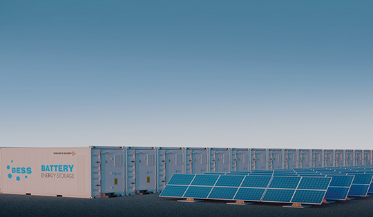 Solar Power Plant and Energy Storage